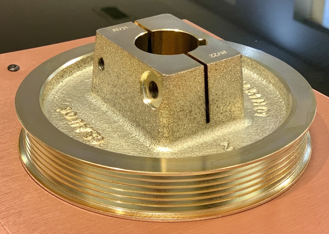 Machined and finished component 02
